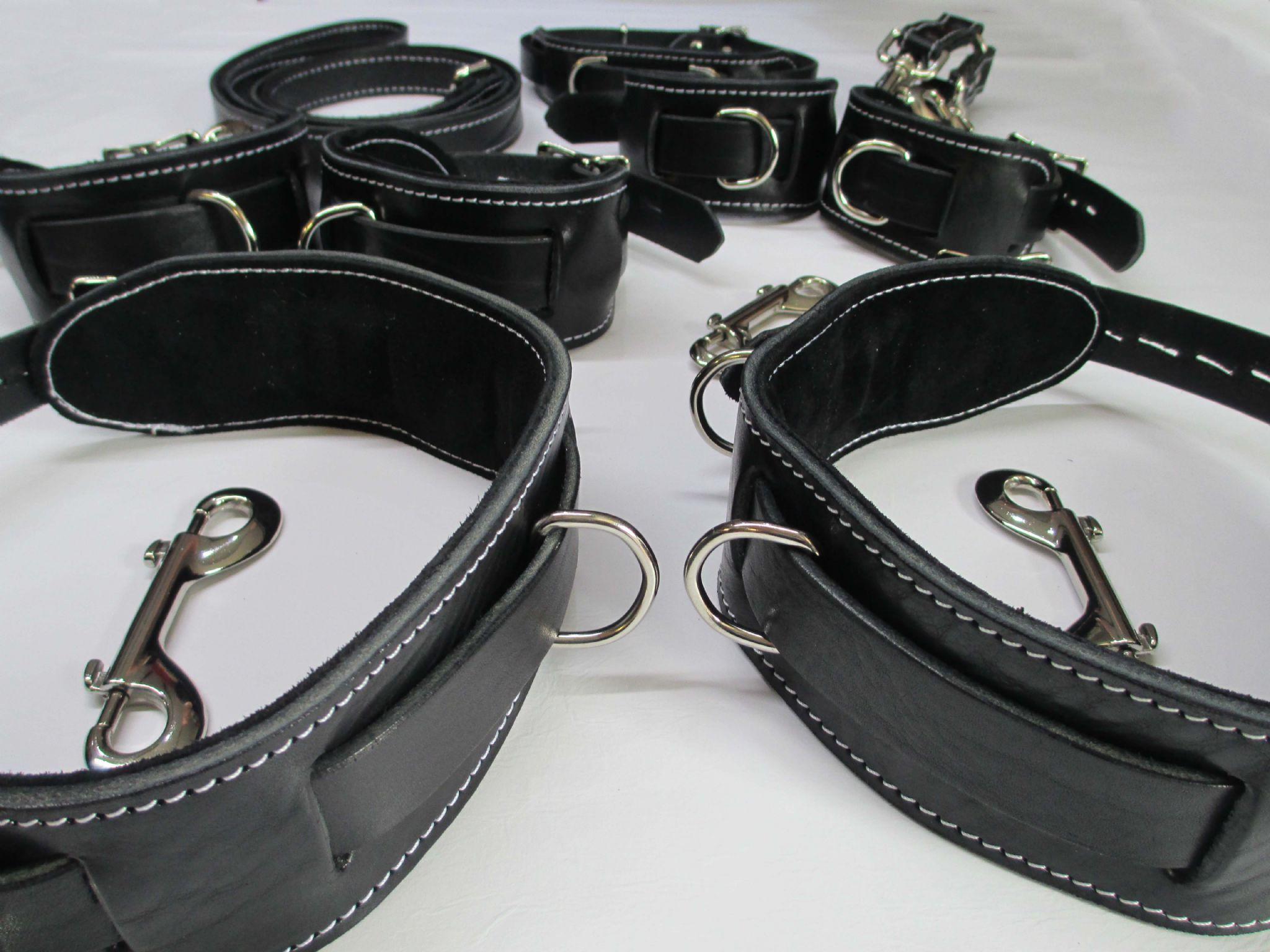 Leather bondage ware
