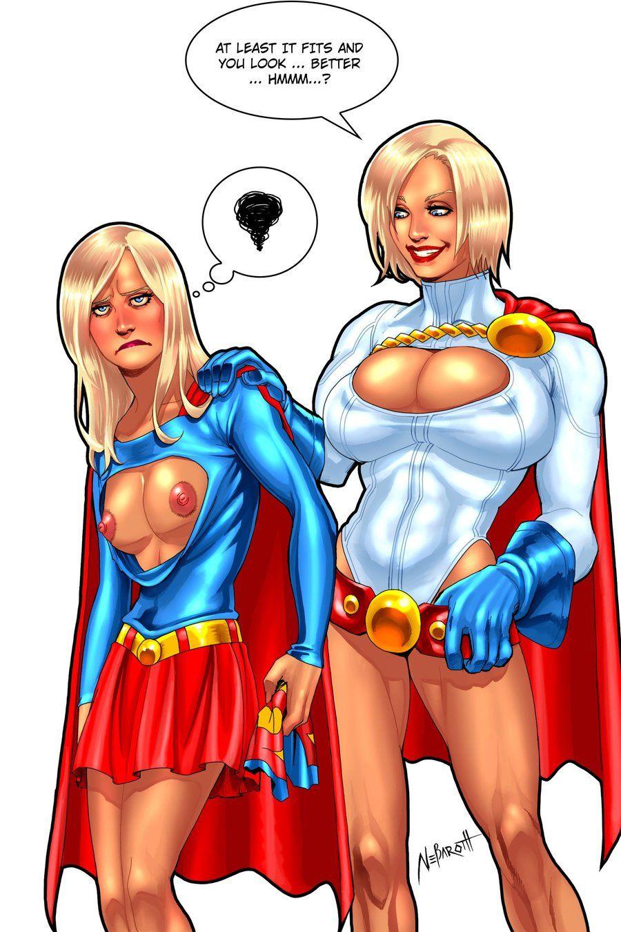 Power girl supergirl porno