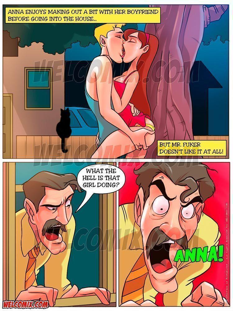 Girl Spanking During Blowjob Cartoons