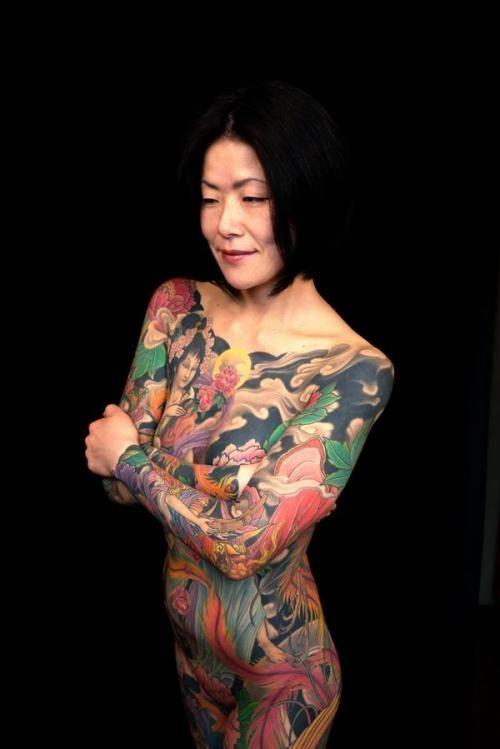 best of Tatto Naked girl japanese