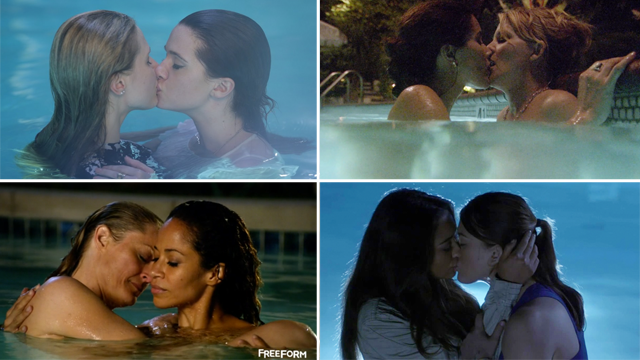 Lesbian kisses in skins tv series