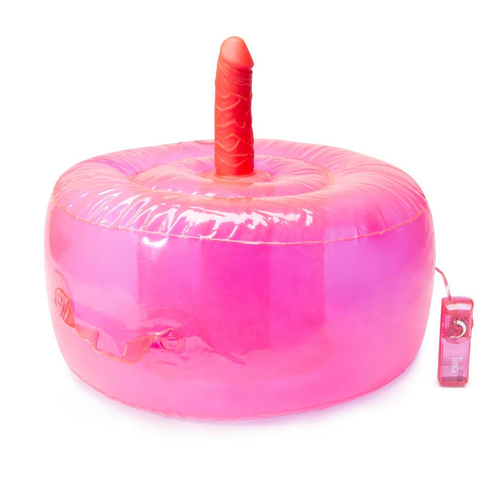 Inflatable viberating dildo