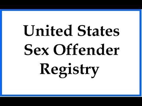 Sex affenders in the united states