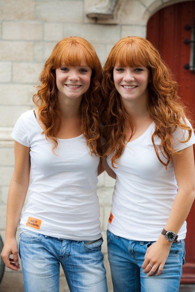 Redheaded porn twins