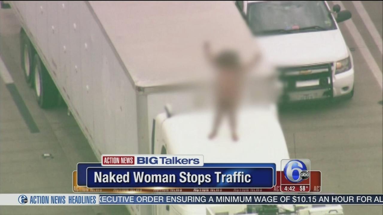 Naked women with truck