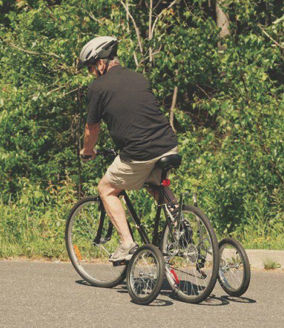 Adult bicycle training wheels