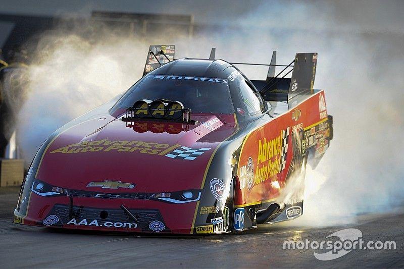 Courtney force funny car testing