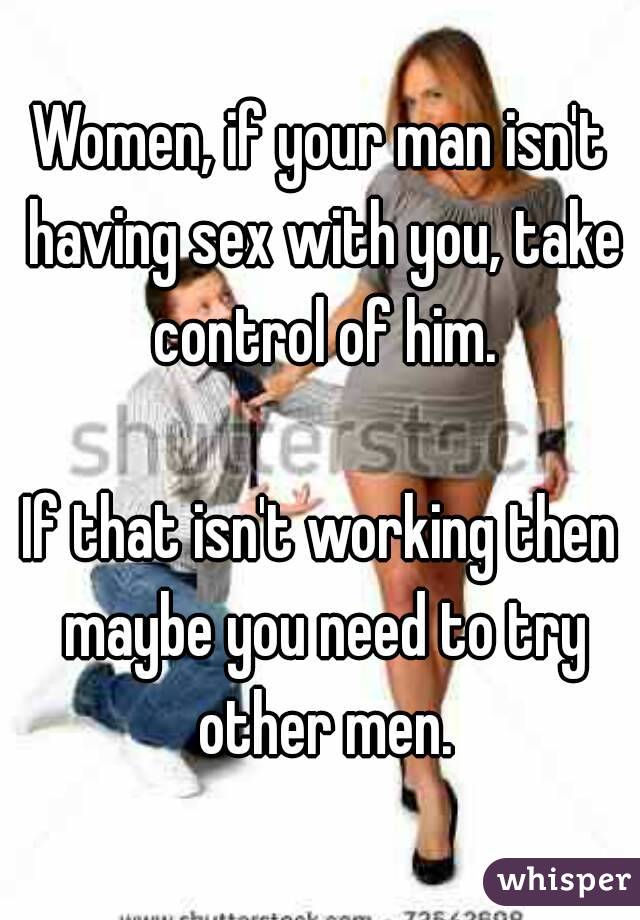 Ladies incontrol of men having sex