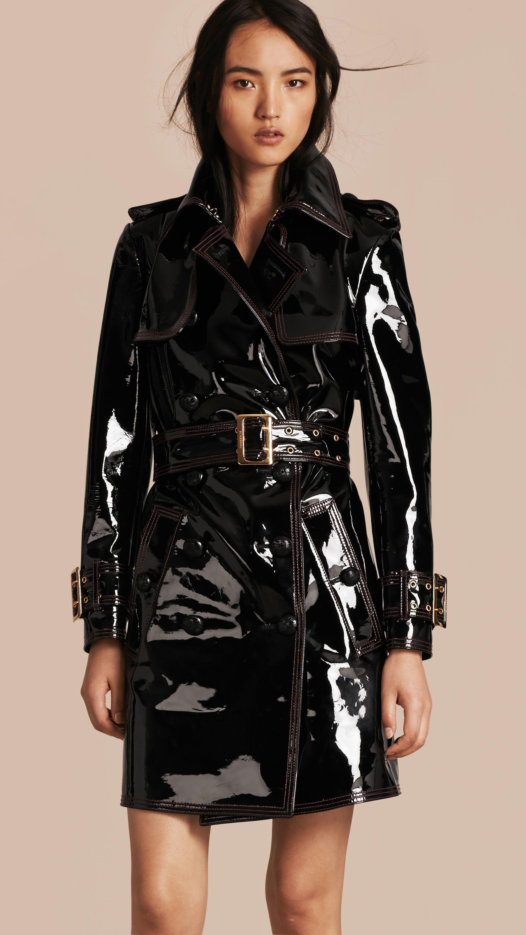 best of Fetish Leather trench