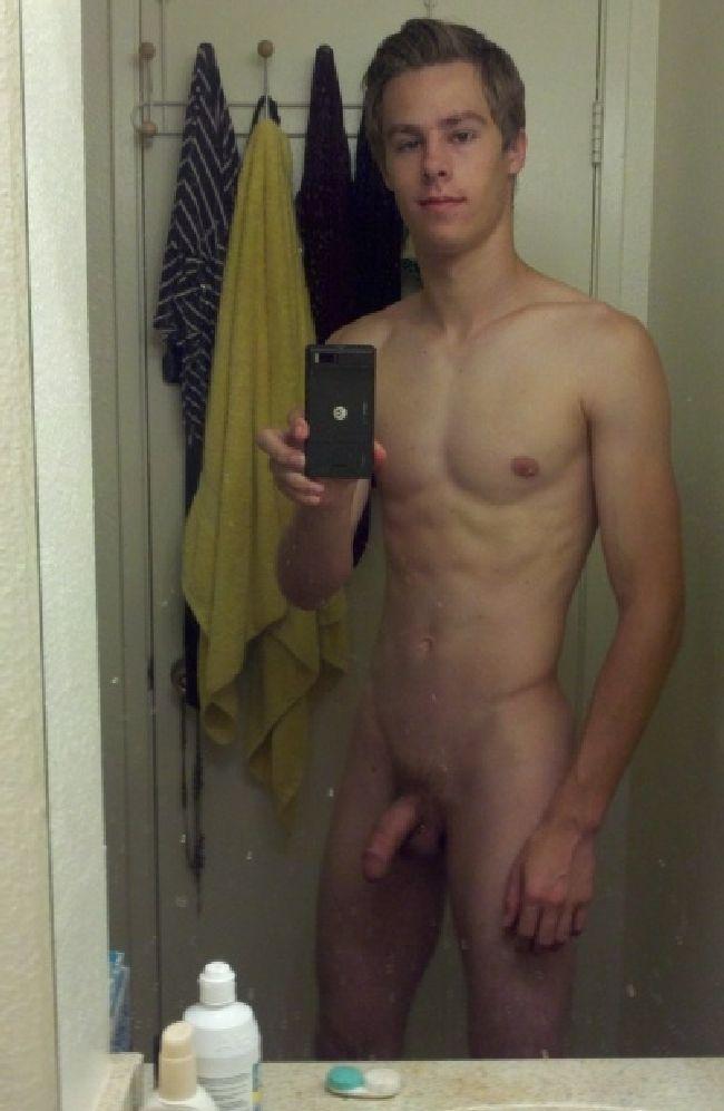 Sexy nude teen male model