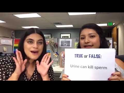 Trinity reccomend Urine kill sperm