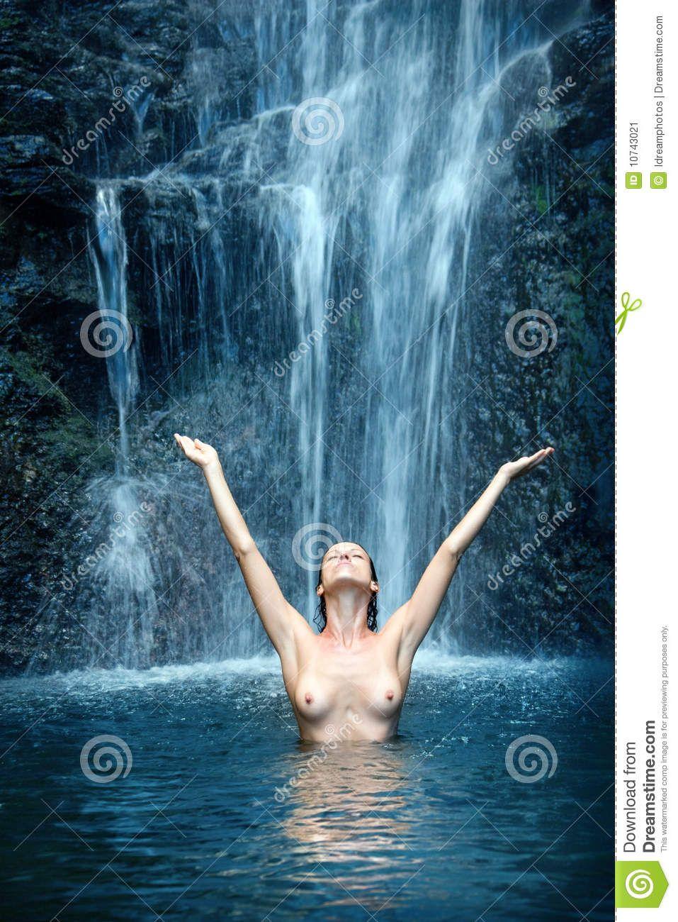 best of Women waterfalls Naked under