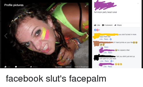 My facebook sluts
