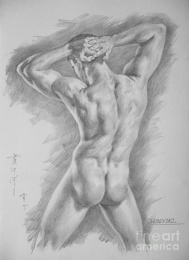 Male nudes drawinf