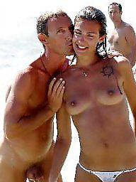 Beach couple nudist picture