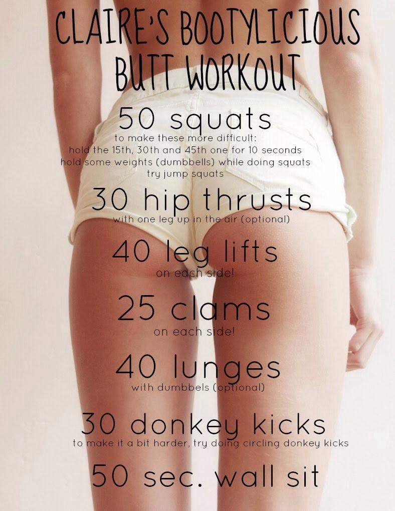 Workout to make butt bigger