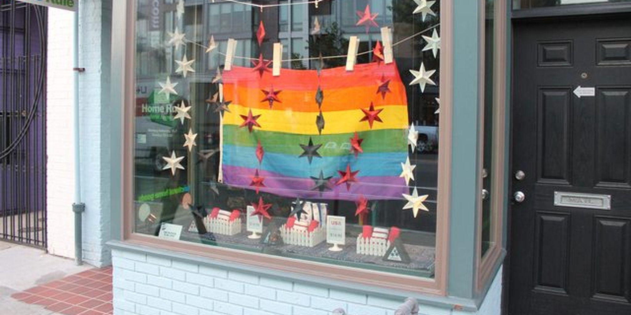 Designing a gay window display