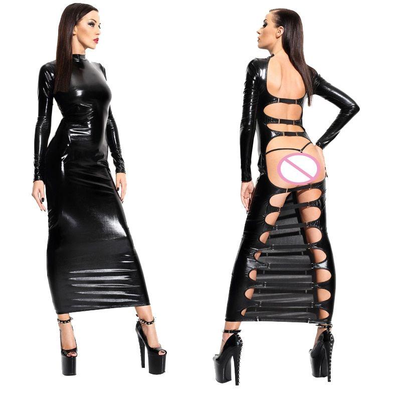 Womens leather bondage