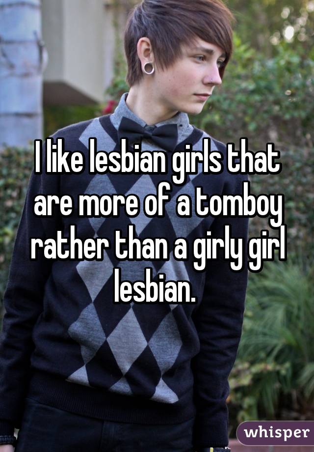 Girly girl lesbian
