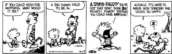 Calvin and hobbes comics strip
