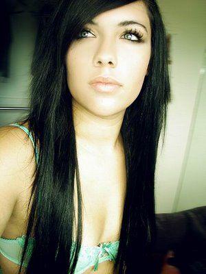 best of And dress girl Emo black with hair