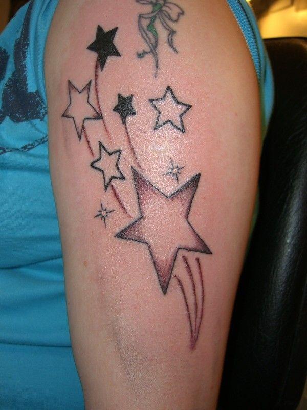 Naked men star tattoo
