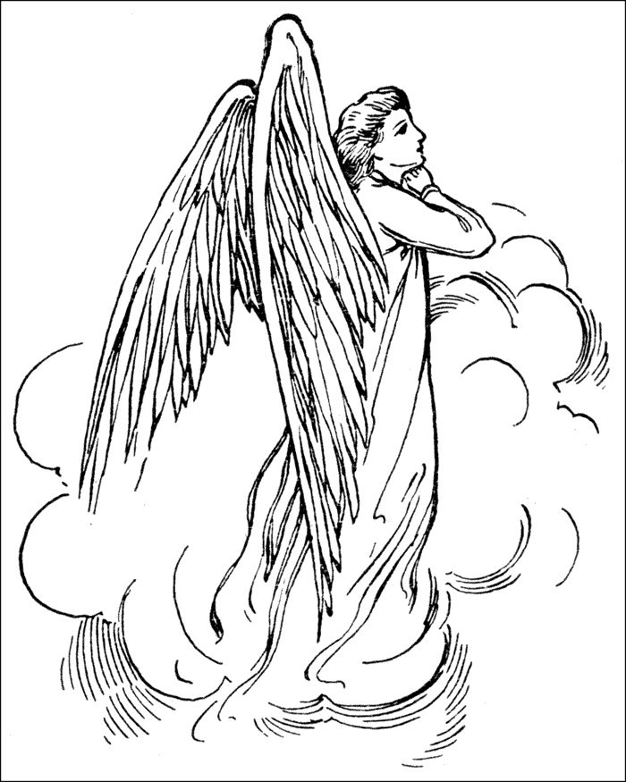 best of Angels pages of Adult coloring