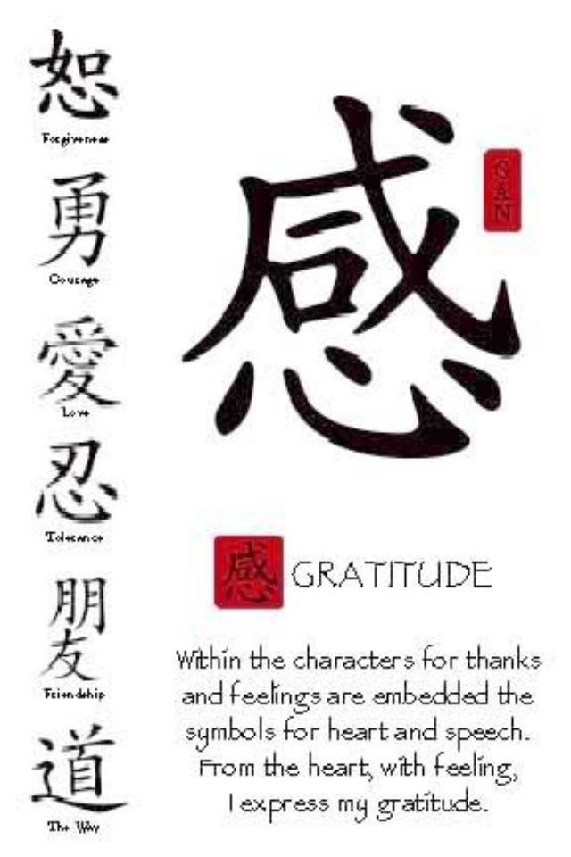 Asian luck and appreciation quotations