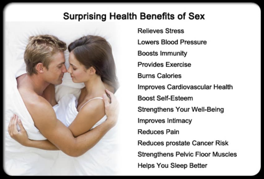 Benefits of daily sex