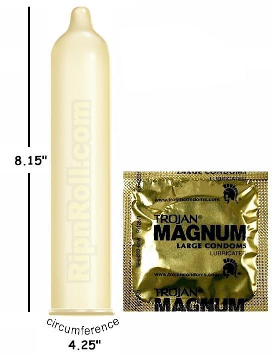 How big do you need to be for magnum condoms