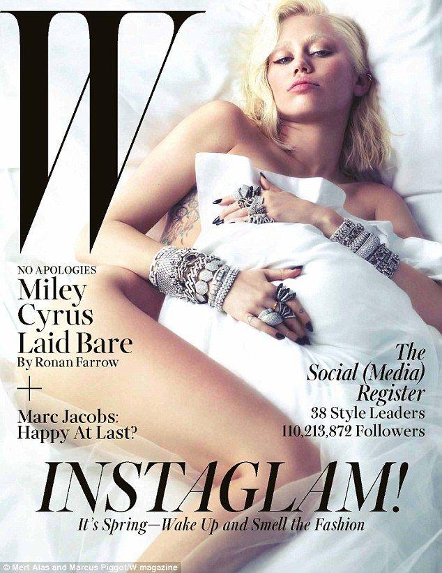 Miley cyrus bed nude