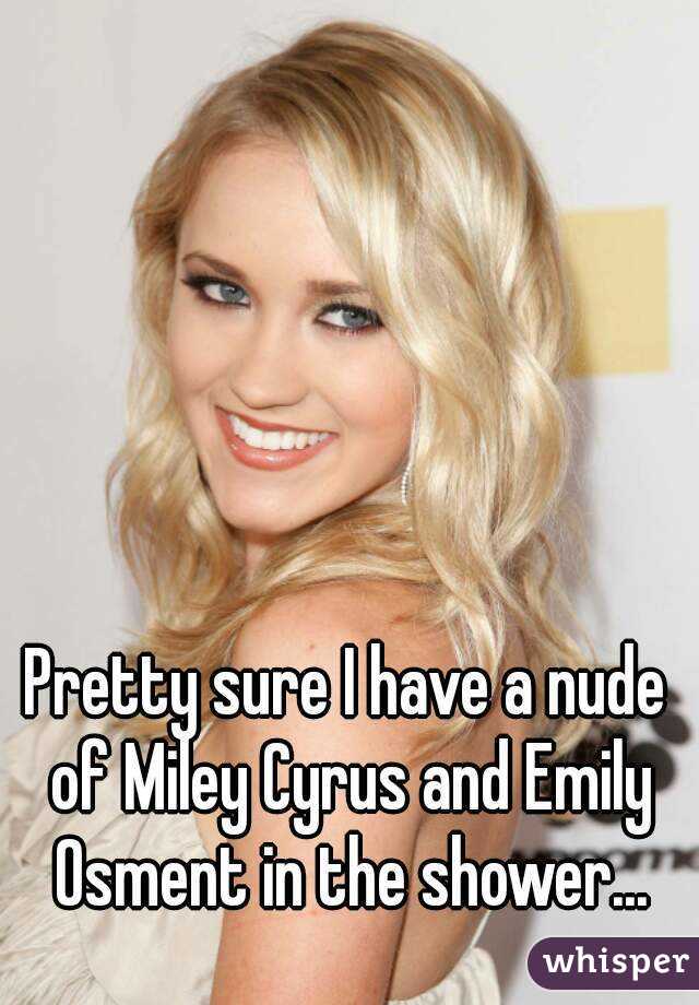 Daisy reccomend Emily osment naked in the shower