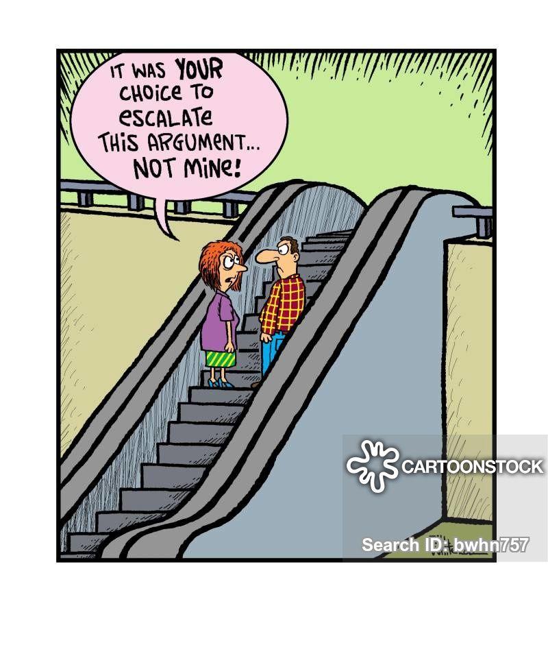 Broken escalator joke