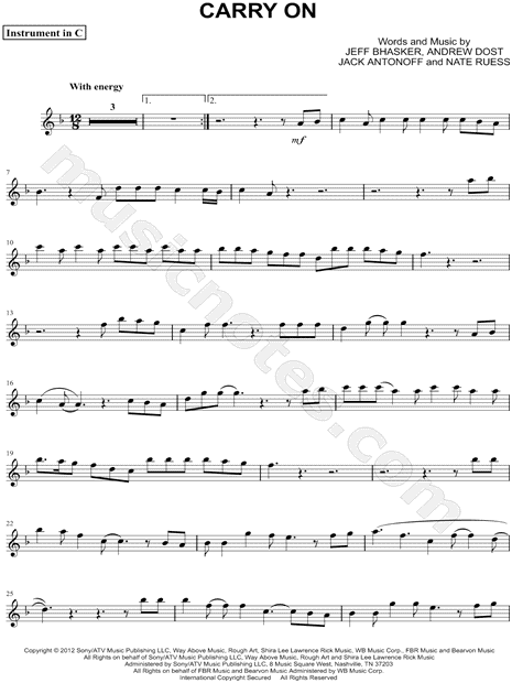 Lem /. L. reccomend Fun carry on piano sheet music pdf