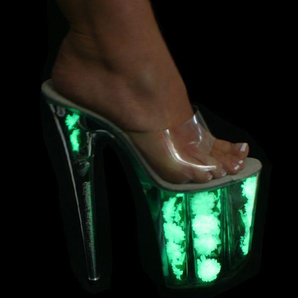 best of Dark shoes Glow stripper in the