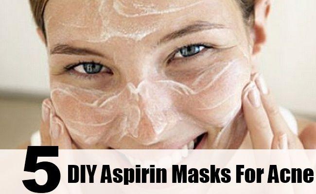 Homemade aspirin facial mask