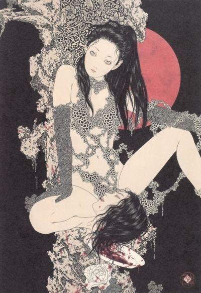 Japanese erotic horror picturess