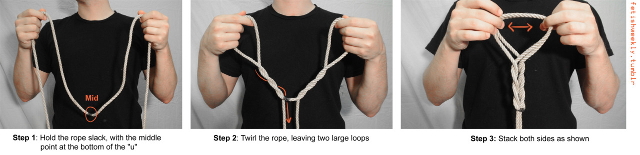 Knotted cord up your anus