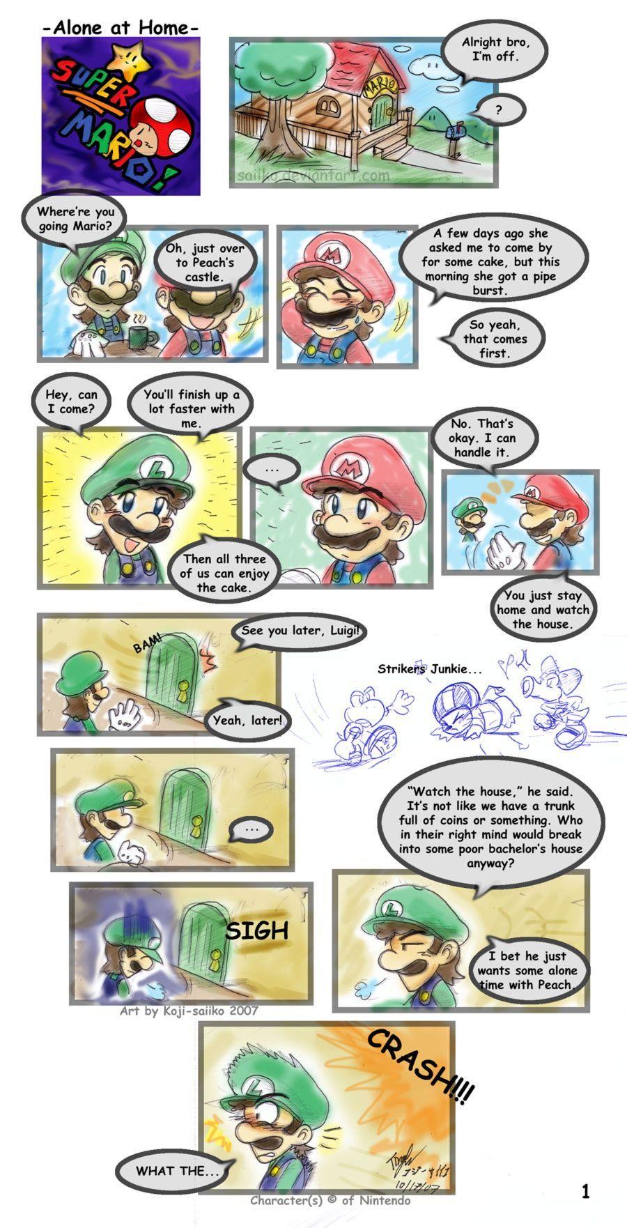 Fire S. reccomend Mario pipe comic strip