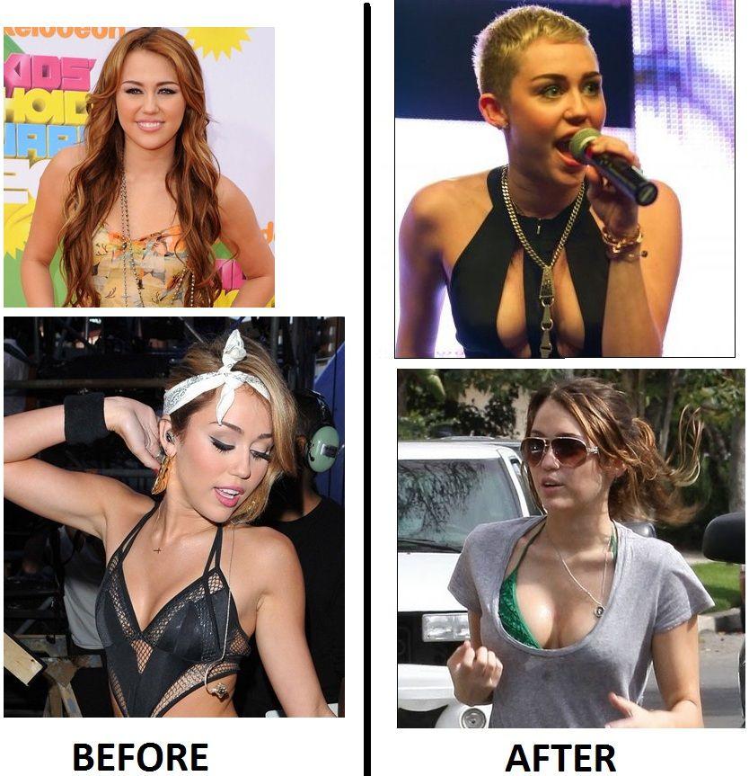 Sub reccomend Miley cyrus new boobs
