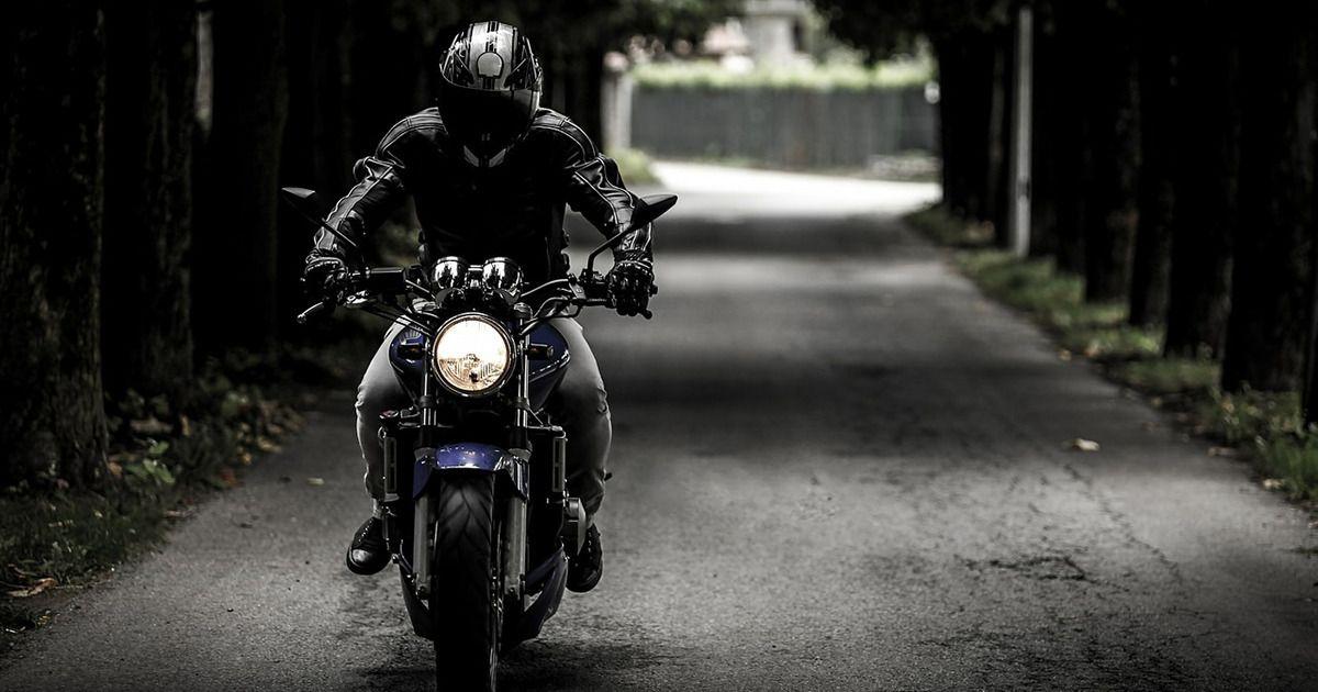 Motorbike sex black and white