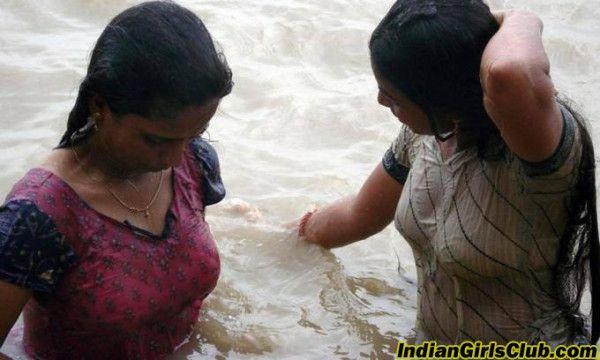 Naked teens in rivers in india