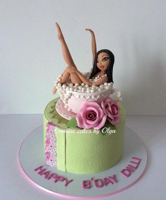 Naked women birthday cakes
