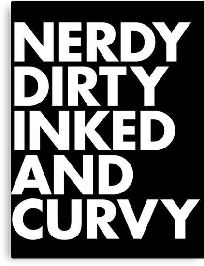 best of And curvy dirty inked Nerdy