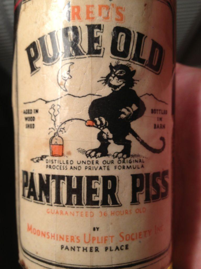 Panther piss label