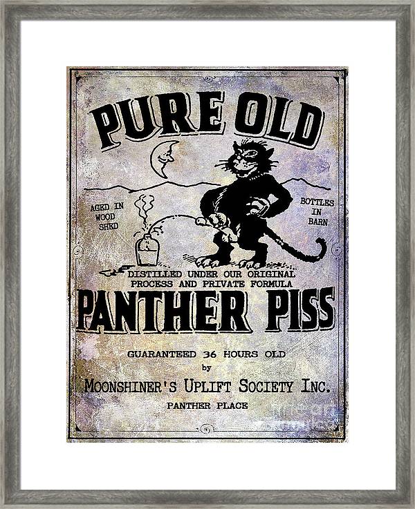 Panther piss label