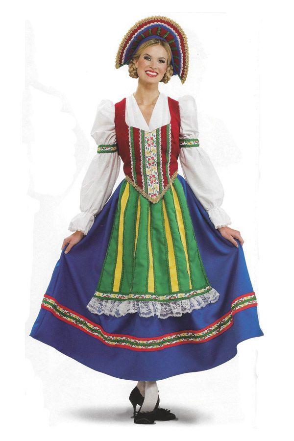 Russian woman girls clothes