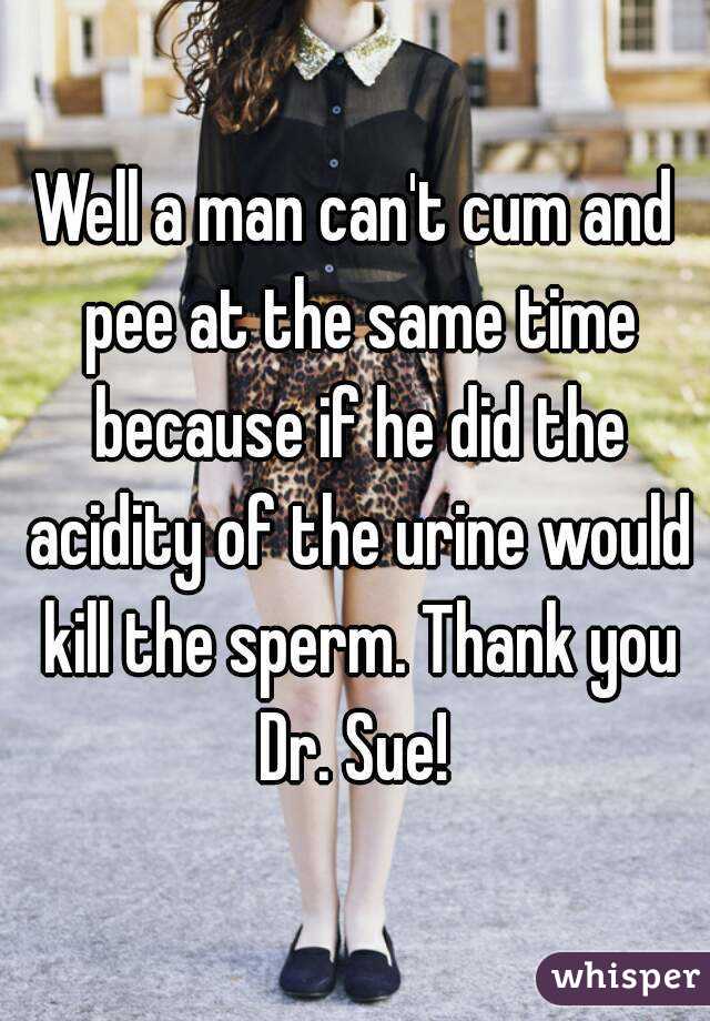Urine kill sperm